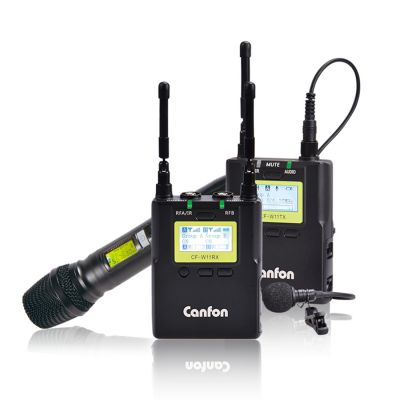 專業(yè)級無線麥克風(fēng)UHF 100頻一拖二（CF-W11HS）
