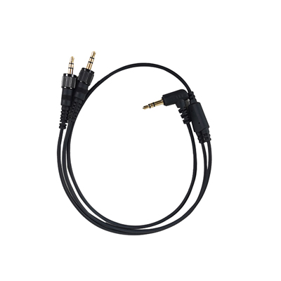 TRS(Male)to 2TRS (Male)音頻轉(zhuǎn)接線